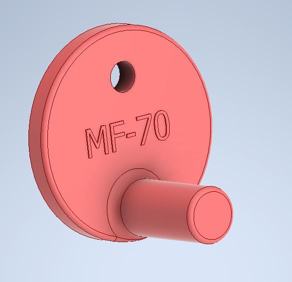 X-Axis Handwheel for Proxxon MF70 