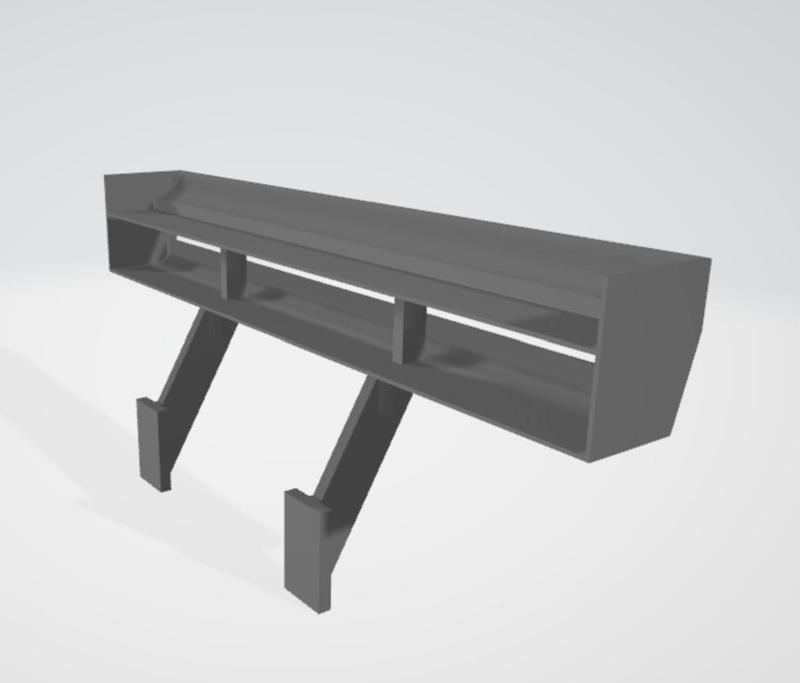 Spoiler - AMG Mercedes C-Class DTM 2008 DeAgostini