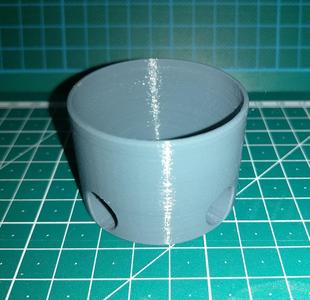 Geocache Halter Halter für Maxi PETling in Pfosten