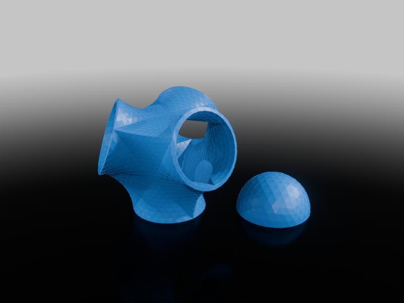 Geodesic Organic Chemistry Assembly Units