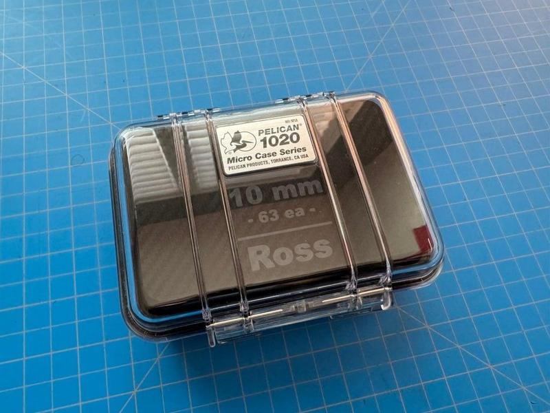 10mm Ammo Case Insert for Pelican 1020 (63 Rounds)