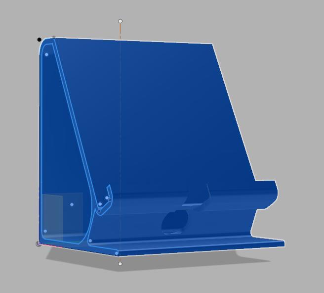 Ipad/Tablet-Halter mit Ladekabelöffnung