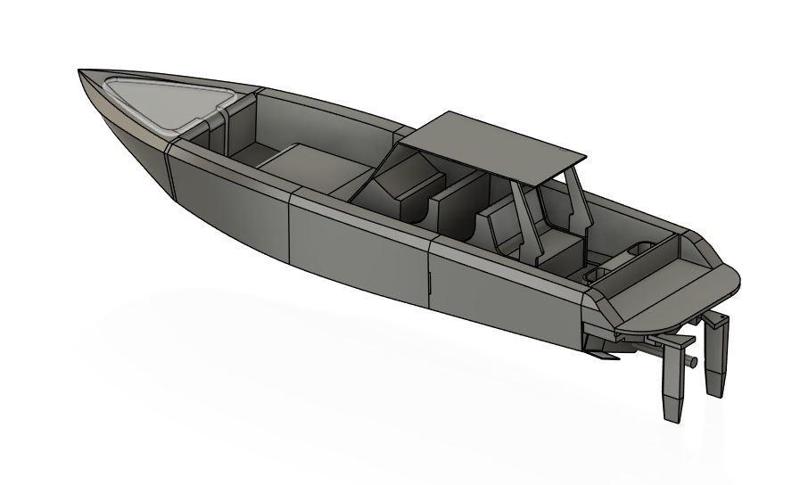 Open RC Boat 2845 4400KV Motor Compatible