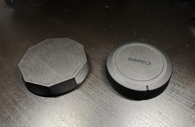 Canon RF lens rear cap