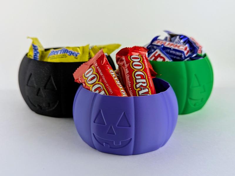 Jack-o-lantern for Candy | Quick Halloween Vase