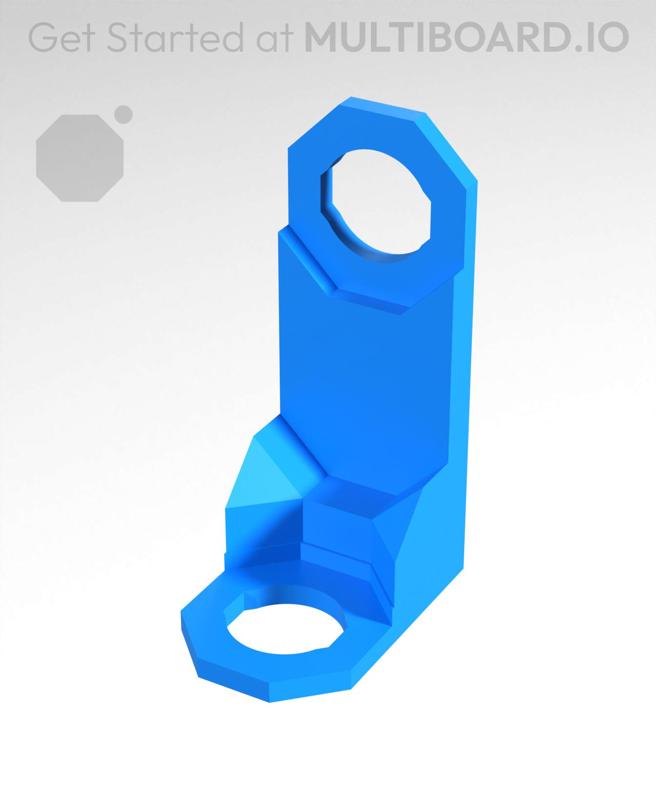 Type 1, Mid Thread Holes, 1x2 Outside Bracket