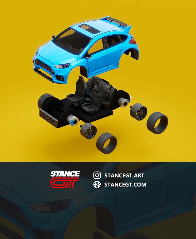 Ford Focus RS mk3 | ORIGINALS | Model kit car