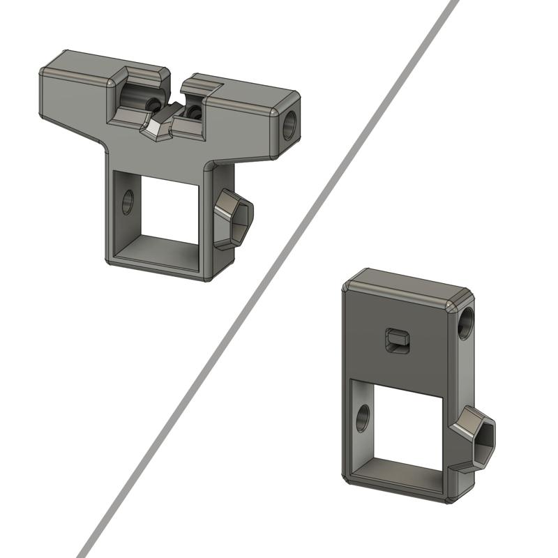 Yagi antenna quick release mount/Быстросъемное крепление для антенны Уда-Яги