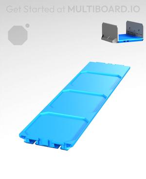 1x3.5-Deep - Internal Grid - Multibin Drawer Base