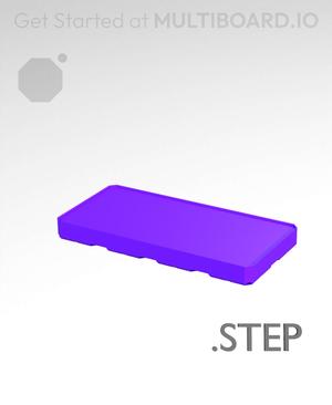 4x2x0·5 - Multibin Insert - STEP Remixing File