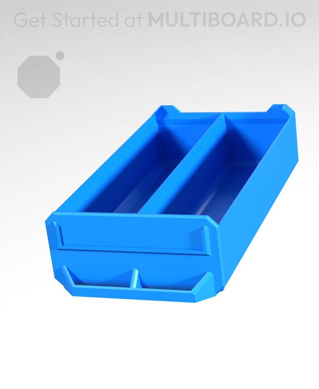 2x1x3·5-Deep - Linear Divided - Multibin Simple Drawer