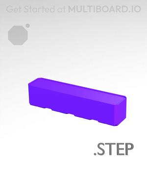 4x1x1 - Multibin Insert - STEP Remixing File
