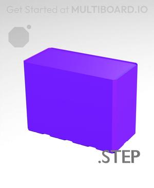 4x2x3 - Multibin Insert - STEP Remixing File