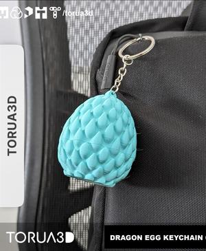 Dragon Egg Keychain 012 by TORUA3D