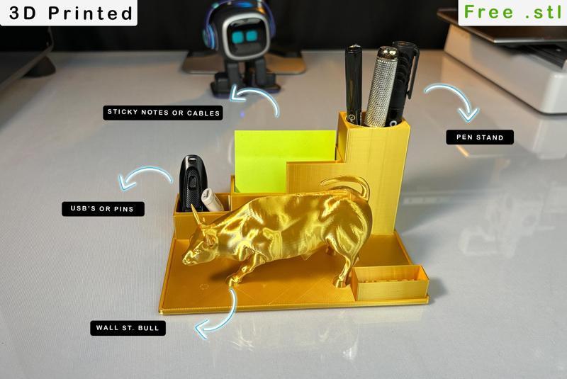 Wall Street Bull Organizer