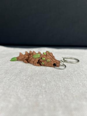 Tree Dragon Keychain