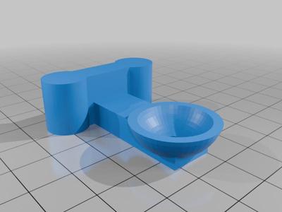 ptfe tube holder for elegoo centauri carbon with filter guide socket