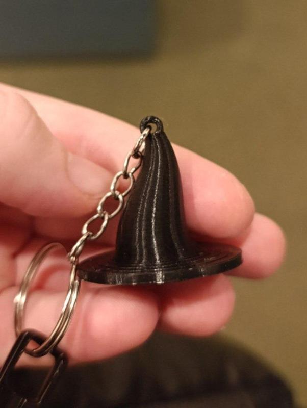 Witch hat keychain