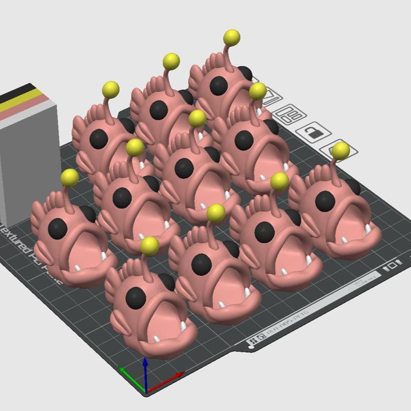 Angler Fish Mini / Angler Fish Dish - Support Free