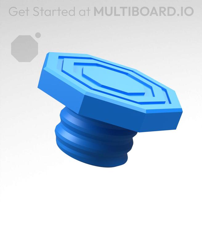 10 mm Mid Thread, Flat Head, Bolt