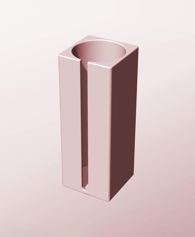 CS68-200-S Modular Stacking slotted container for home decor