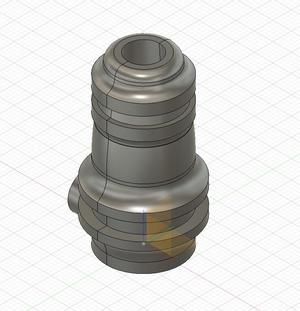 Aviation Connector - Cable route for female part