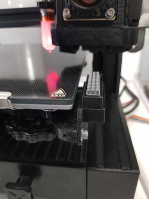 adaptator silicone A1 for Ender 3 V2 Nozzle scrubber