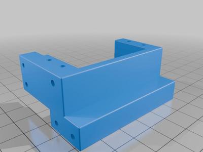 fixation verticale servo Hobao