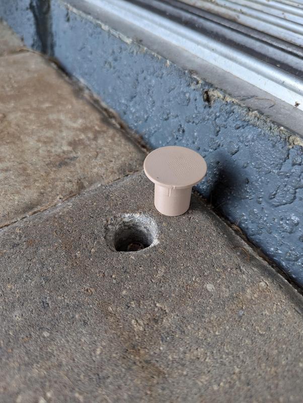 Paver hole plug