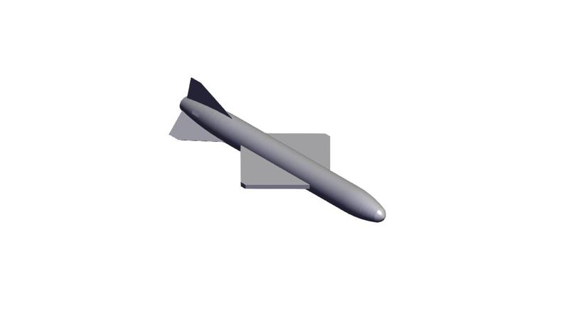 1/100 Scale Chinese Anti-Ship Missile YJ-6 C-601.stl