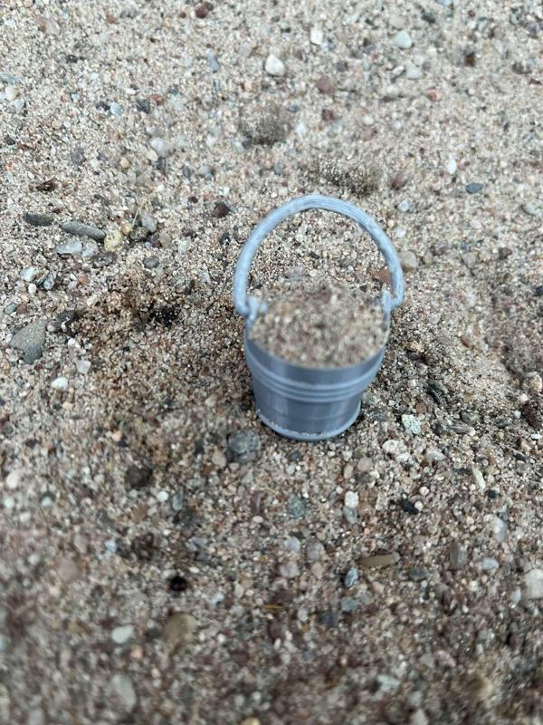 Kýbl 10l 1:10 a 1:12 na RC auto, miniatura, bucket