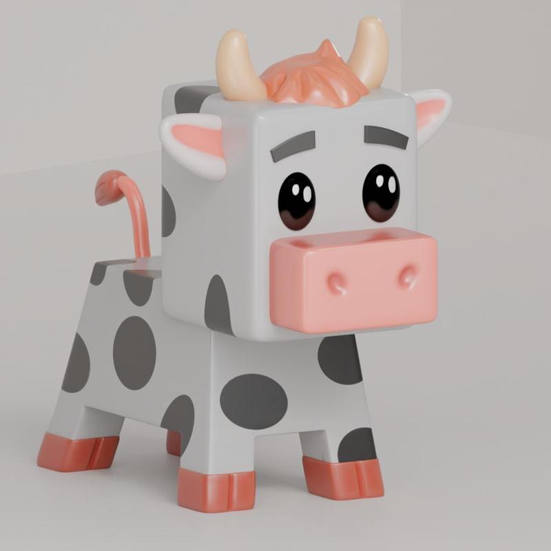 Blocky cow 