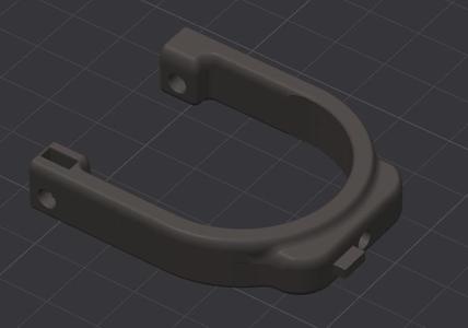 Thicker clamp / upgraded alignment tab for Improved Universal Phone Bike Mount (v2)