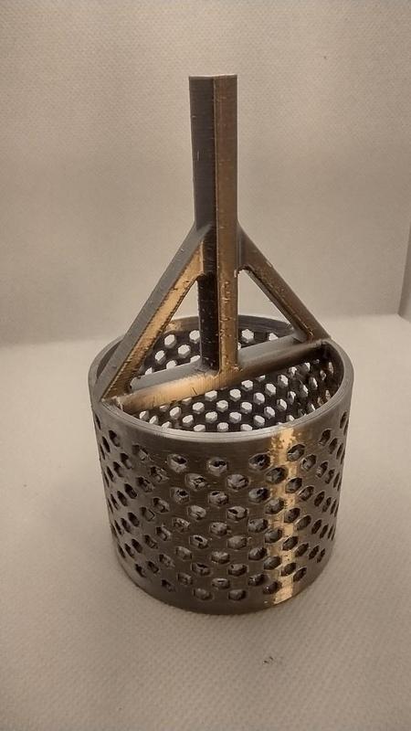 Spinning Cleaning Basket for drills or drill presses