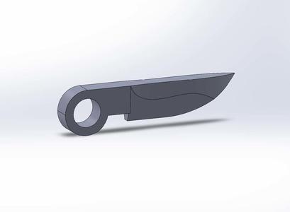 Knife Charm/ Bead