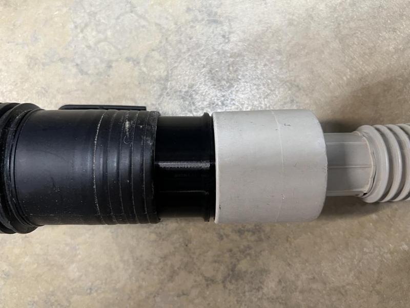 Shop Vac hose to accessory hose adapter V1.0 (2.5" male-male hose adapter)