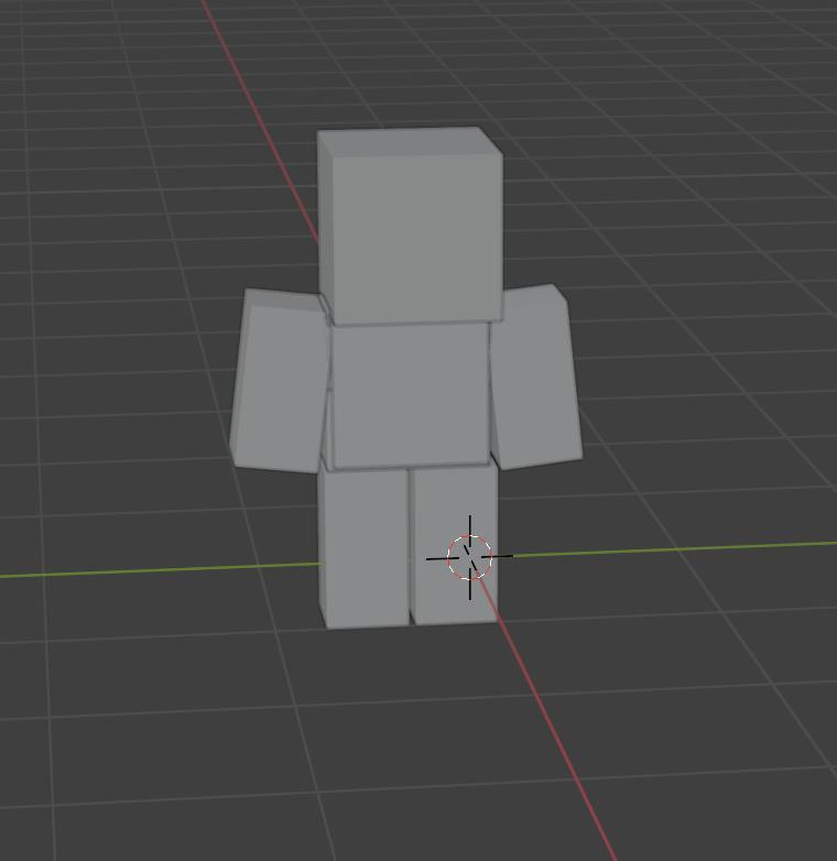 a unpainted steve (or any block charecter)