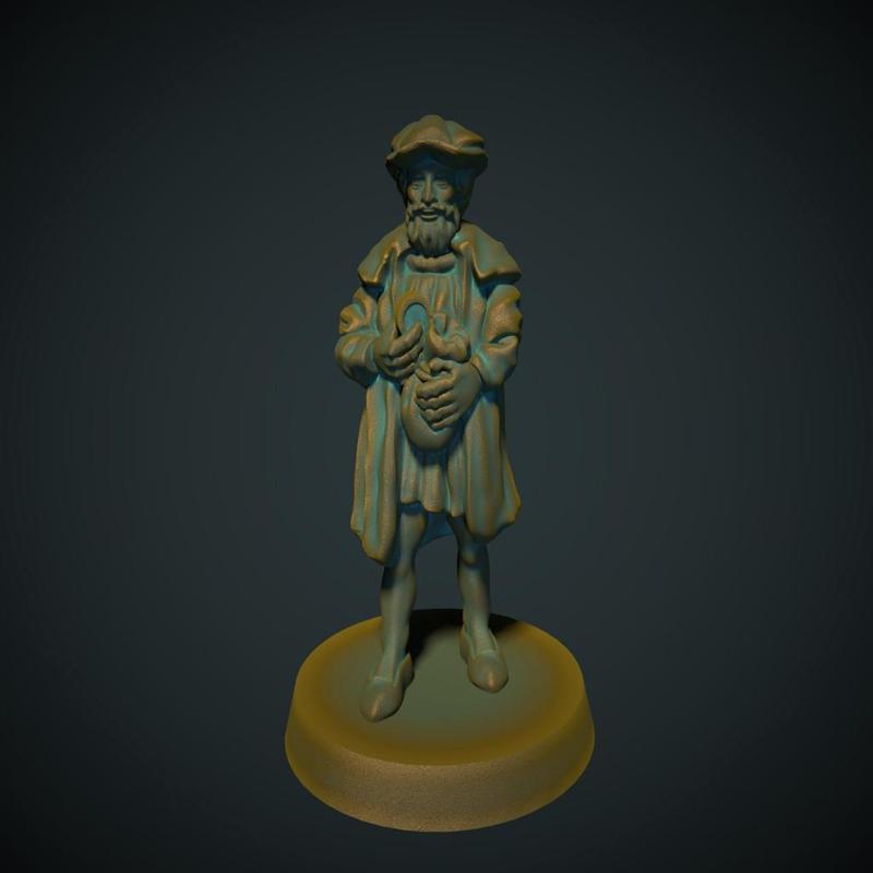 Merchant 28mm (no supports needed)