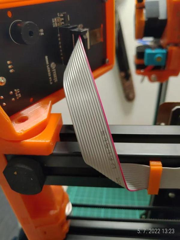 PRUSA MINI - LCD cable clip   