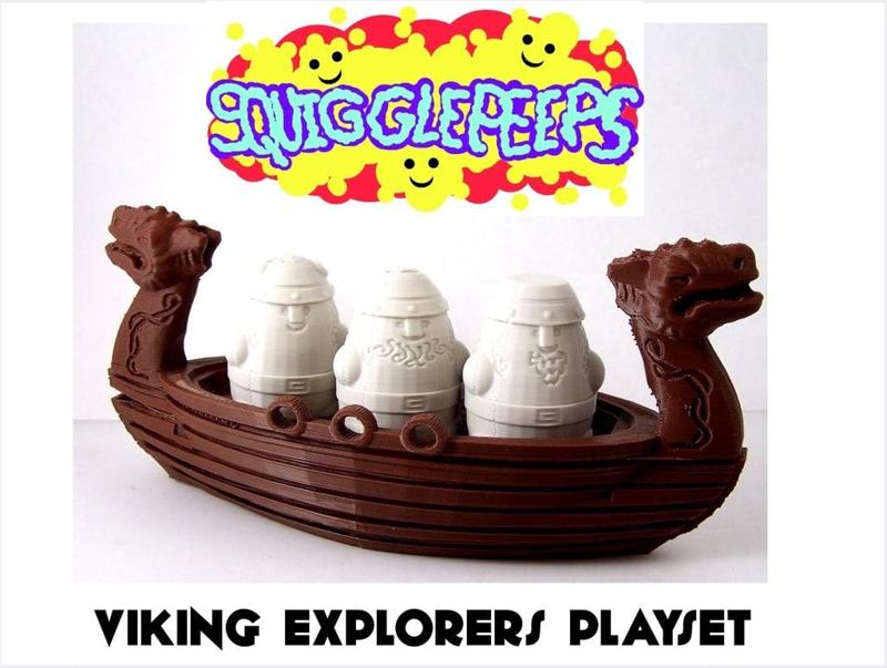 Squigglepeeps: Viking Explorers Playset