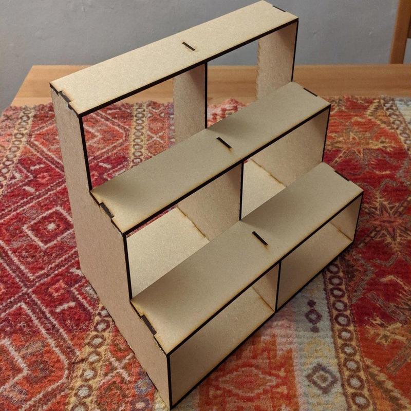 3 mm MDF Laser-cut Spice Rack