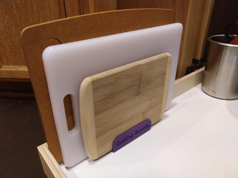 Cutting Board Storage Rack