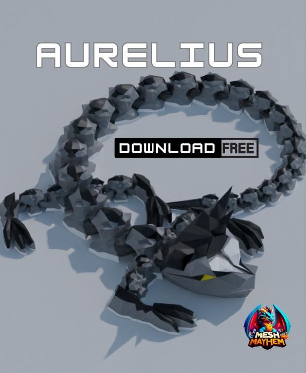 Aurelius Articulated Dragon Mesh Mayhem