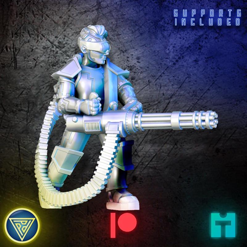 Heavy Artillery Android Soldier