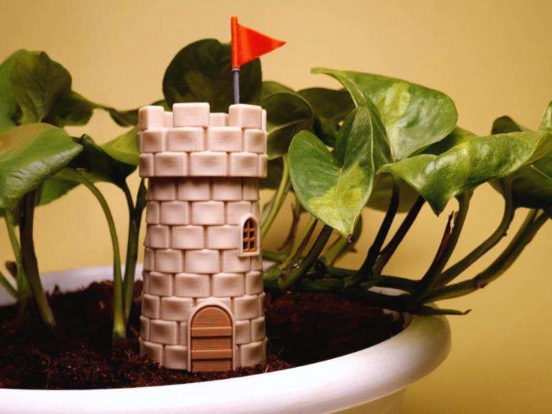 RootFort – Self-Watering Castle for Plants