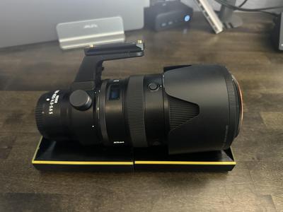 Gridfinity Nikon Z mount horizontal lens holder