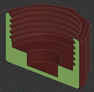 Dust Cap for M26 Nitrox/Oxygen DIN Scuba Regulators