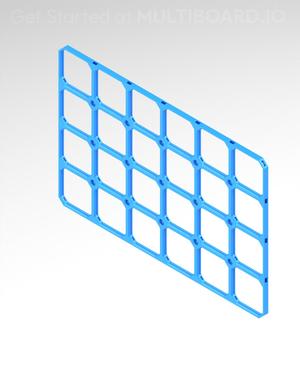 6x4 Multibin Plate