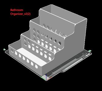 BIG Bathroom organizer