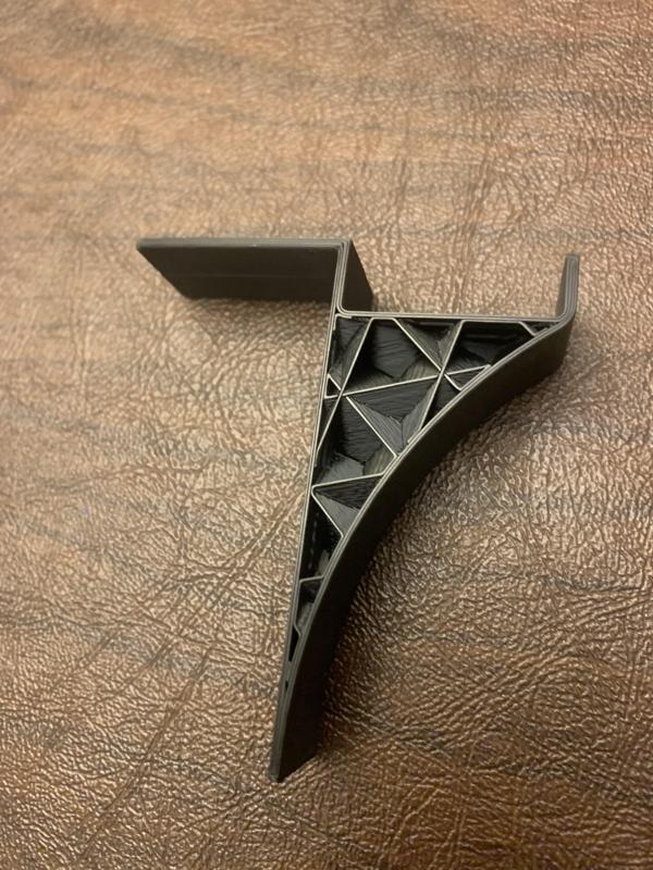 Monitor hook for headphones and headsets.